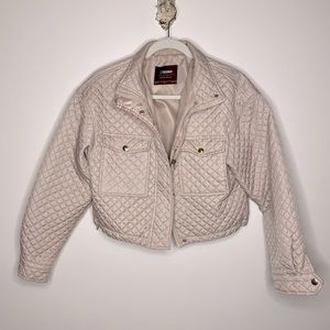 Womens Tan Light Bomber Jacket